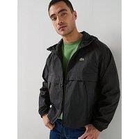 Lacoste Lightweight Unlined Ripstop Jacket - Black