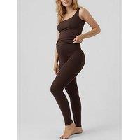 Mamalicious Mltia Jeanne Legging Noos A - Brown