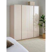 Very Home Layton Gloss 4 Door Wardrobe