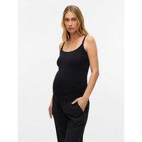 Mamalicious Mlkerrie Pregnancy And Nursing Vest Tops (2 Pack) - Black & White