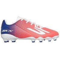 Skechers Toddler Skx2 Firm Ground Football Boots - Orange/White