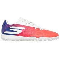 Skechers Toddler Razor Astro Turf Football Boots - Orange/White - Black