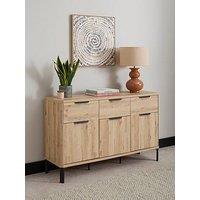 The Very Collection Harlem Large Sideboard - Light Oak - Fsc Certified