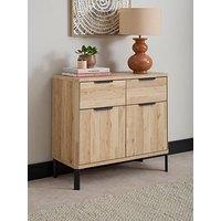 The Very Collection Harlem Compact Sideboard - Light Oak - Fsc Certified