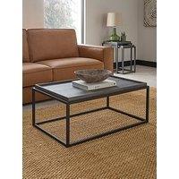 The Very Collection Harlem Tray Coffee Table - Black Oak