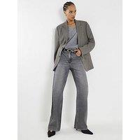 River Island Relaxed Straight Sadie - Black