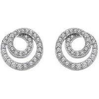 Hot Diamonds Shimmer Circle Earrings