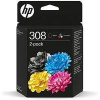 Hp 308 Original Black/Tri-Colour Ink Cartridge Combo 2-Pack