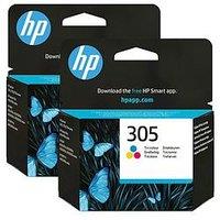 Hp 305 Tri-Color Original Ink Cartr 2Pk