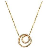 Hot Diamonds Hd X Ge Shimmer Circle Necklace