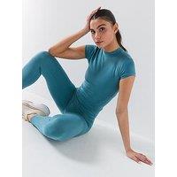 New Balance Womens Training Define Fitted T-Shirt - Green