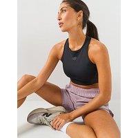 New Balance Womens Running Fast Days Fitted Crop Tank - Black