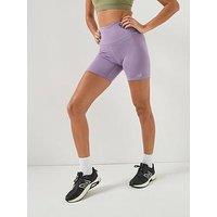 New Balance Womens Training Harmony High Rise 6 Inch Short - Purple