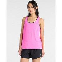 New Balance Womens Running Sport Essentials Tank - Pink