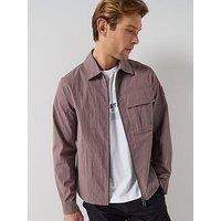 Belstaff Cargo Cotton Zip Overshirt - Brown