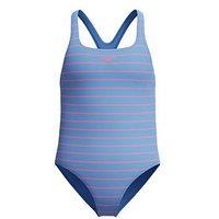 Speedo Girls Print Medalist One Piece - Blue