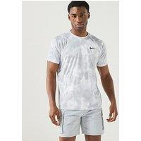 Nike Mens Short Sleeve Hydroguard T Shirt - Grey - White