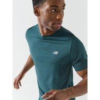New Balance Mens Running Athletics T-Shirt - Green