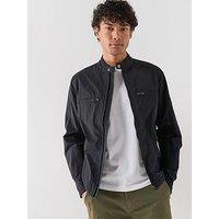 Belstaff Grid Nylon Moto Biker Jacket - Black