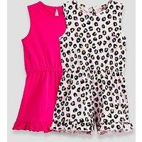 The Very Collection Girls 2 Pack Playsuits