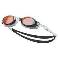 Nike Adults Unisex Chrome Mirrored Swim Goggles - White