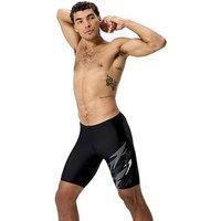Speedo Mens Medley Logo Jammer - Dark Grey