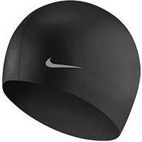 Nike Kids Unisex Solid Silicone Swim Cap - Black