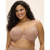 Elomi Lucie Underwire Plunge Bra Stretch - Mocha