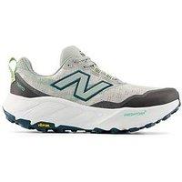 New Balance Mens Trail Running Hierro Trainers - Grey Matter/Medusa Green