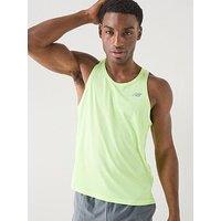 New Balance Mens Running Sport Essentials Tank - Yellow
