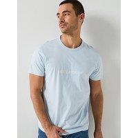 Belstaff Surface Large Logo T-Shirt - Light Blue
