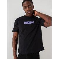 Jack & Jones Frankenstein Short Sleeve Crew Neck T-Shirt - Black