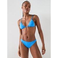 Nike Womens String Bikini Bottom - Blue