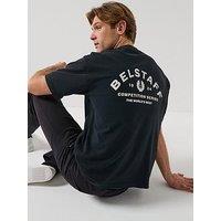 Belstaff Competition Large Back Arch Logo T-Shirt - Black
