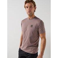 Belstaff Patch Logo T-Shirt - Brown