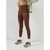 New Balance Womens Training Harmony High Rise 27 Inch Legging - Brown