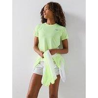 New Balance Womens Running Sport Essentials T-Shirt - Yellow