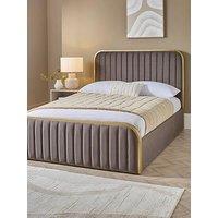 The Very Collection Muse Side Lift Up Storage Ottoman Bed With Mattress Options (Buy & Save!) - Charcoal - Fsc Certified - Bed Frame Only
