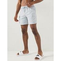 Nike Mens 7Inch Full Lined Cargo Swim Short - Grey