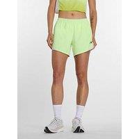 New Balance Womens Running Athletics 5 Inch Short - Yellow