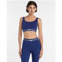 New Balance Womens Training Ac Bra - Navy