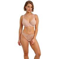 Freya Quinn Underwire Plunge Bra - Cameo