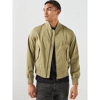 Belstaff Belstaff Carrier Nylon Bomber Jacket - Light Khaki