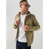 Belstaff Container Hooded Cotton Overshirt - Light Khaki