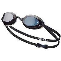 Nike Adults Unisex Legacy Comfort Mirrored Swim Goggles - Black
