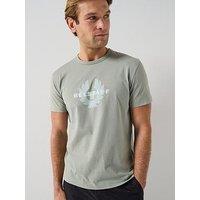Belstaff Surface Large Logo T-Shirt - Light Green