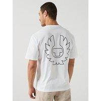 Belstaff Belstaff Border Large Back Logo T-Shirt - White