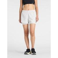 New Balance Womens Running Sport Essentials 2-In-1 3 Inch Short - Grey