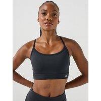 New Balance Womens Yoga Essential Bra - Black