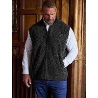 Badrhino Fleece Gilet - Grey